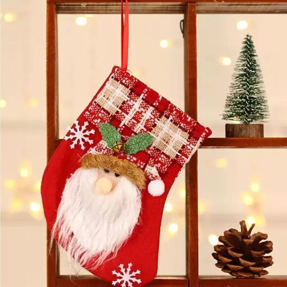 FLEECE SMALL CHRISTMAS STOCKING MIX N MATCH 2/$10 - Picture 5 of 5